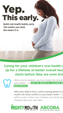 prenatal dental care poster