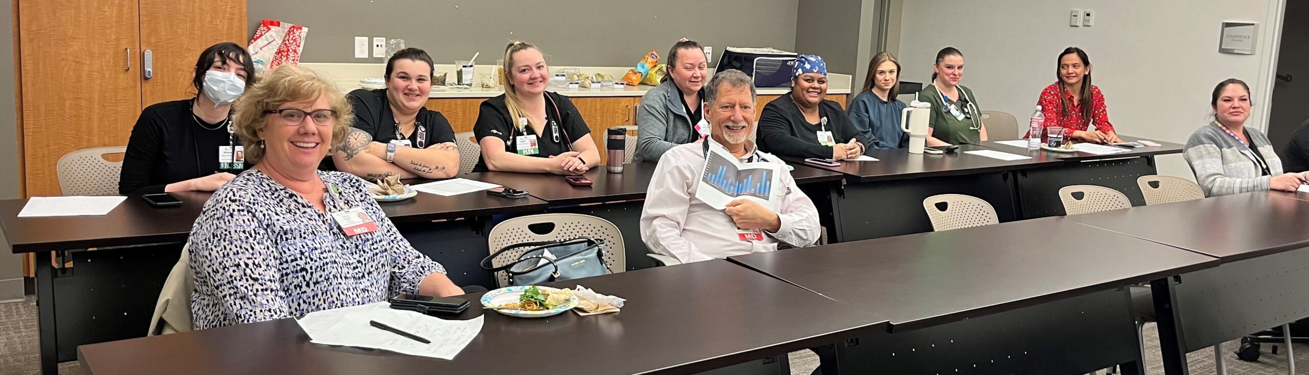 Medical providers with Multicare Health System Spokane participate in MouthMatters Training